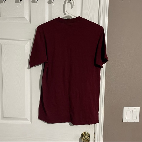 Star Wars Mens Luke Skywalker Rebel Maroon Shirt Size Men’s Medium Short Sleeve - Picture 4 of 4